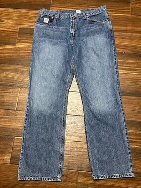 40x34 Cinch Men’s White Label Relaxed Fit Straight Leg Jeans Medium Wash